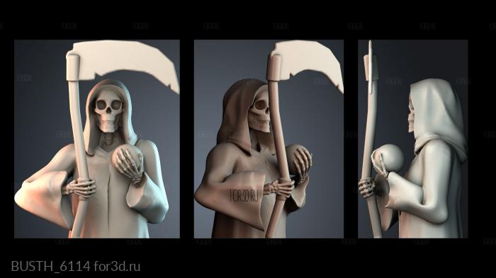 BUSTH_6114 stl model for CNC