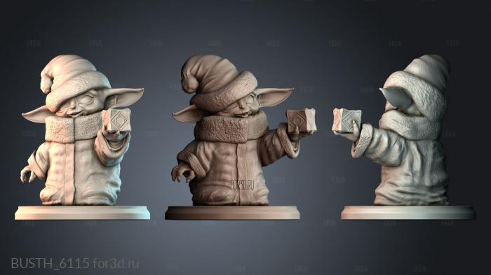 BUSTH_6115 stl model for CNC