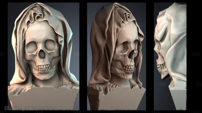 BUSTH_6116 stl model for CNC