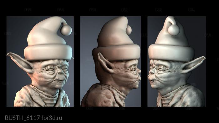 BUSTH_6117 stl model for CNC