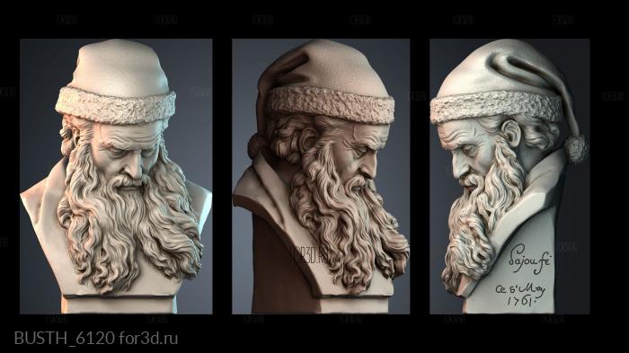 BUSTH_6120 stl model for CNC