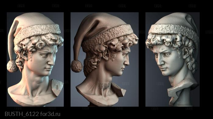 BUSTH_6122 stl model for CNC