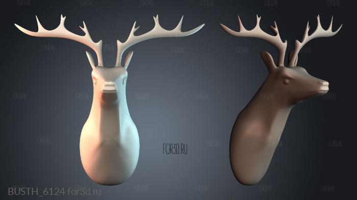 BUSTH_6124 stl model for CNC