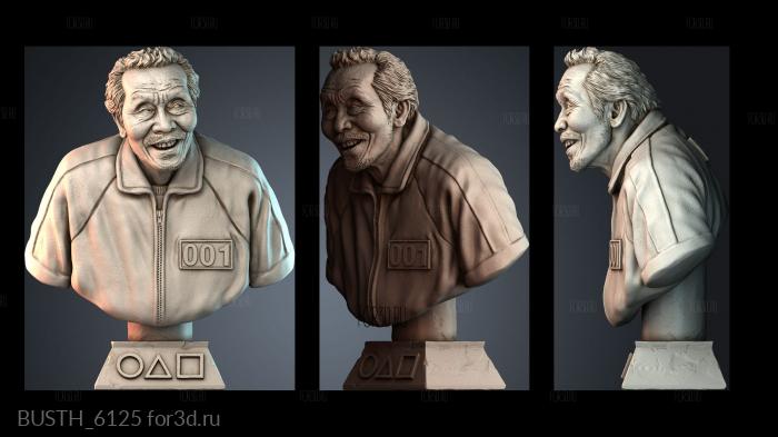 BUSTH_6125 stl model for CNC