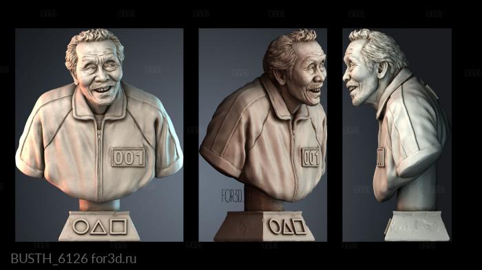 BUSTH_6126 stl model for CNC