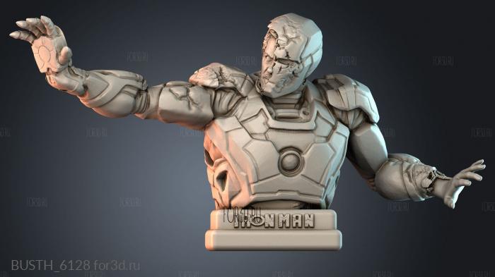 BUSTH_6128 stl model for CNC