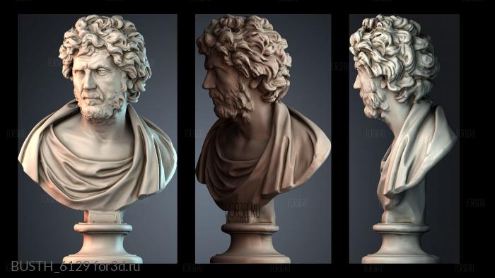 BUSTH_6129 stl model for CNC