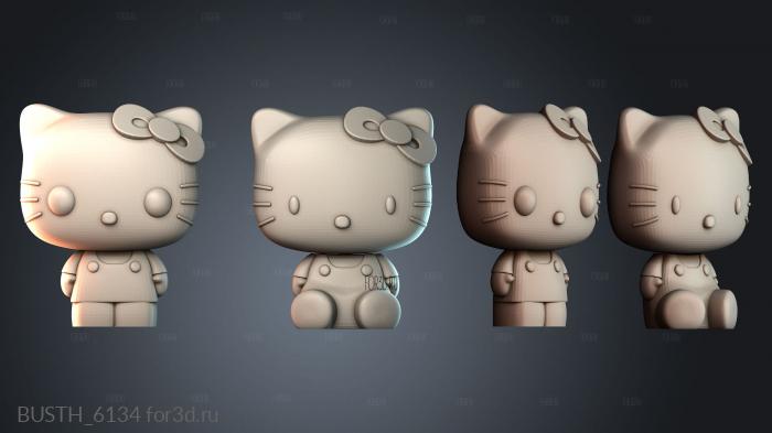 BUSTH_6134 stl model for CNC