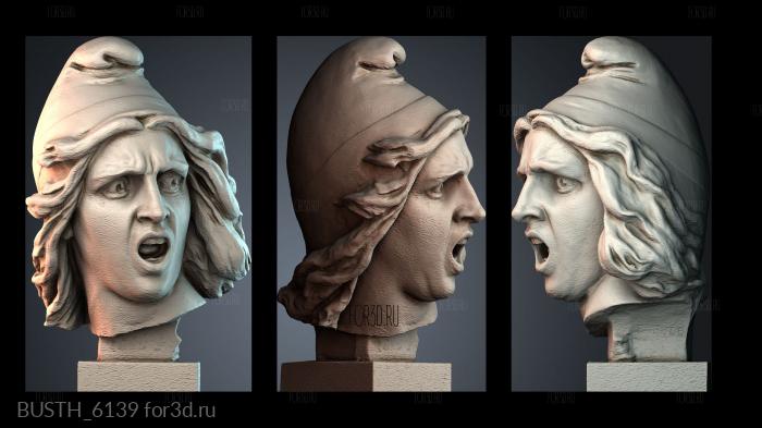 BUSTH_6139 stl model for CNC