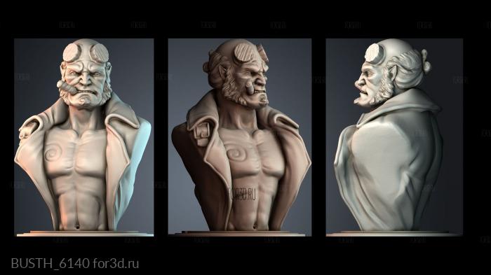 BUSTH_6140 stl model for CNC