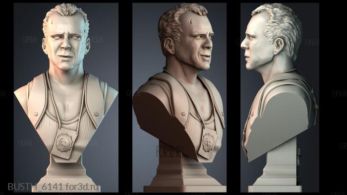 BUSTH_6141 stl model for CNC