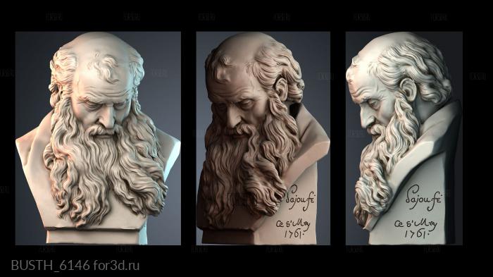 BUSTH_6146 stl model for CNC