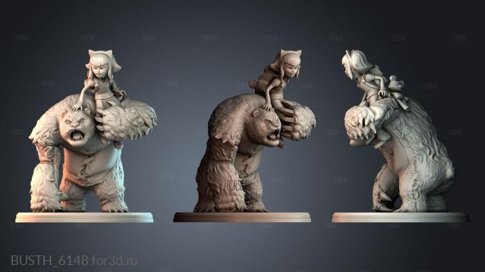 BUSTH_6148 stl model for CNC