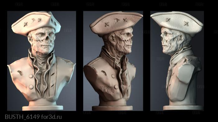 BUSTH_6149 stl model for CNC