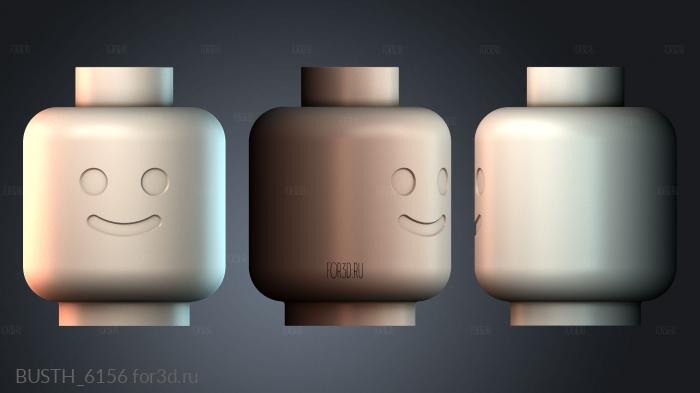 BUSTH_6156 stl model for CNC