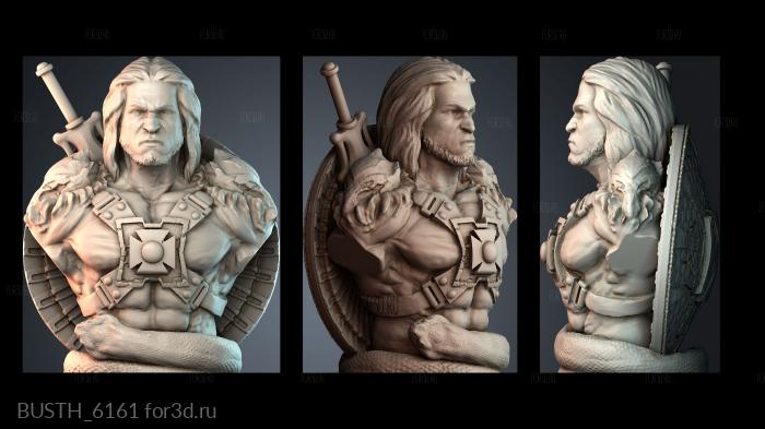 BUSTH_6161 stl model for CNC