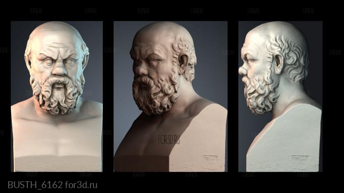 BUSTH_6162 stl model for CNC