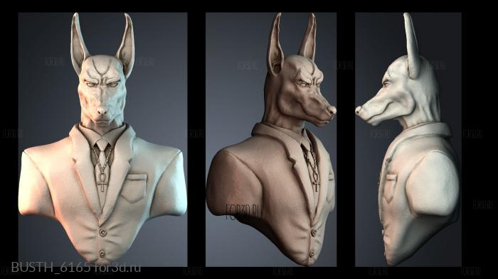 BUSTH_6165 stl model for CNC