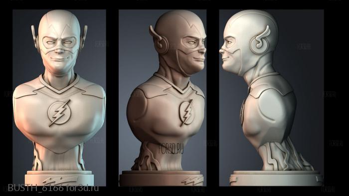 BUSTH_6166 stl model for CNC
