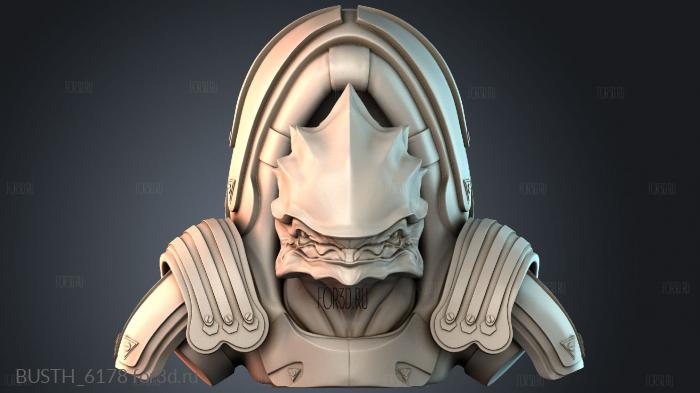 BUSTH_6178 stl model for CNC