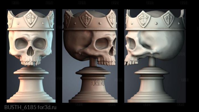 BUSTH_6185 stl model for CNC