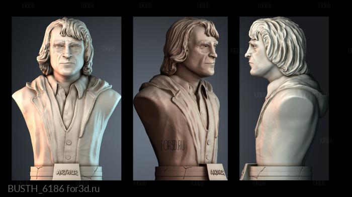 BUSTH_6186 stl model for CNC