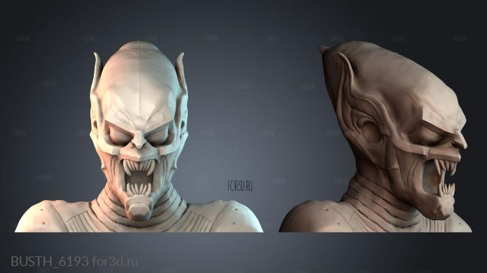 BUSTH_6193 stl model for CNC