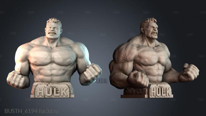 BUSTH_6194 stl model for CNC