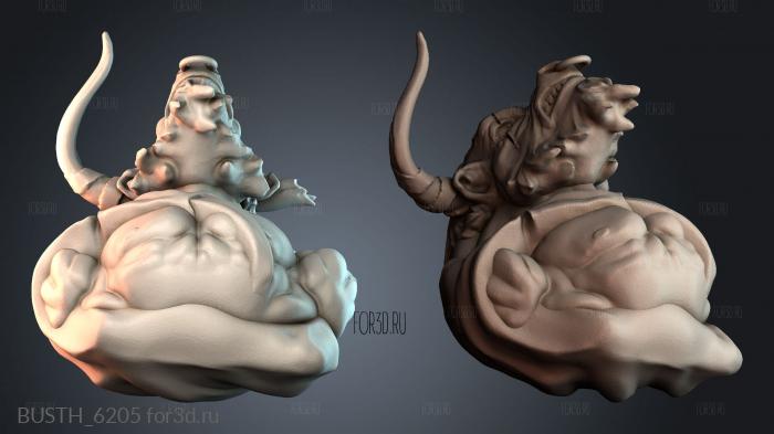 BUSTH_6205 stl model for CNC