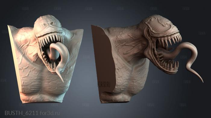 BUSTH_6211 stl model for CNC