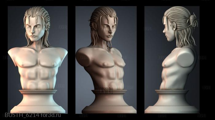 BUSTH_6214 stl model for CNC