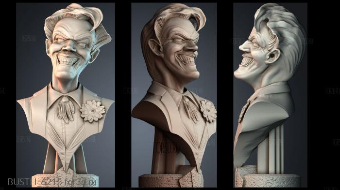 BUSTH_6215 stl model for CNC