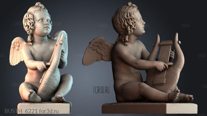 BUSTH_6221 stl model for CNC