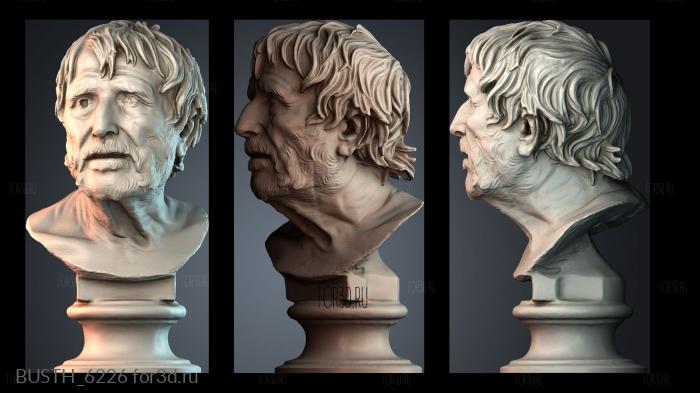 BUSTH_6226 stl model for CNC