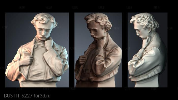 BUSTH_6227 stl model for CNC