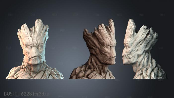 BUSTH_6228 stl model for CNC