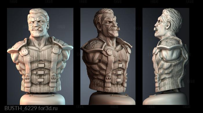 BUSTH_6229 stl model for CNC