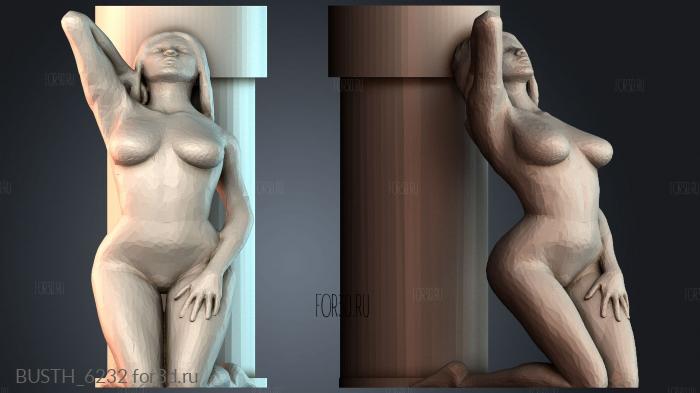 BUSTH_6232 stl model for CNC