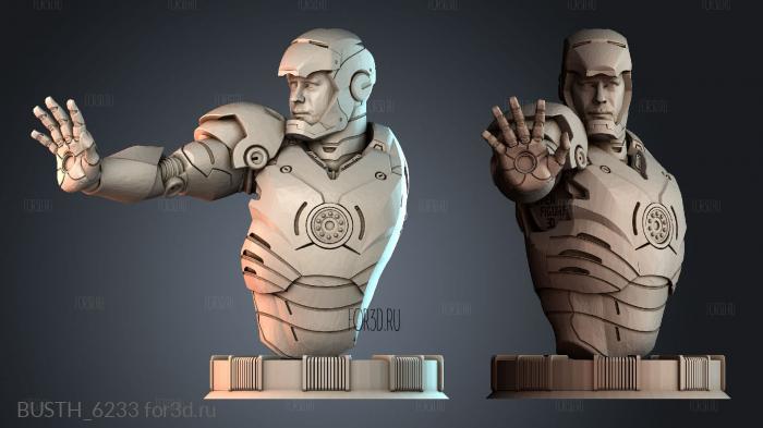 BUSTH_6233 stl model for CNC