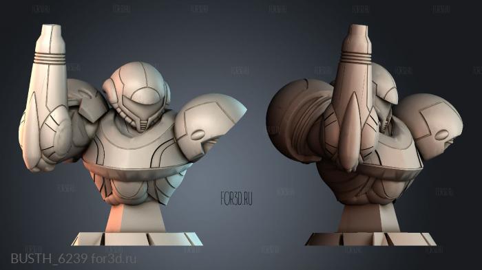 BUSTH_6239 stl model for CNC