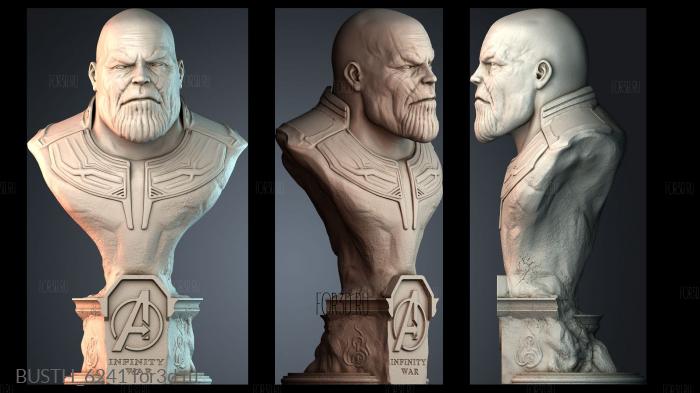 BUSTH_6241 stl model for CNC