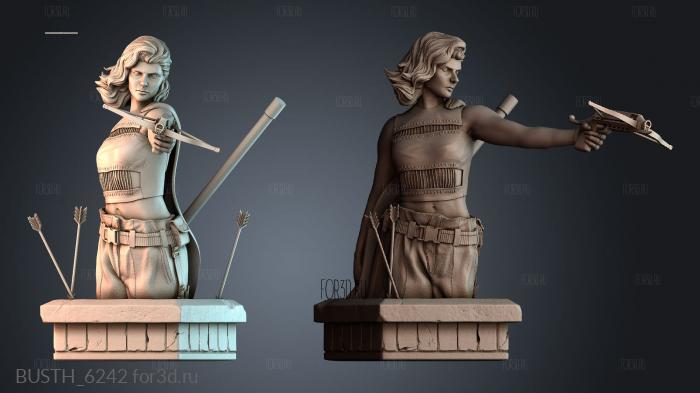 BUSTH_6242 stl model for CNC