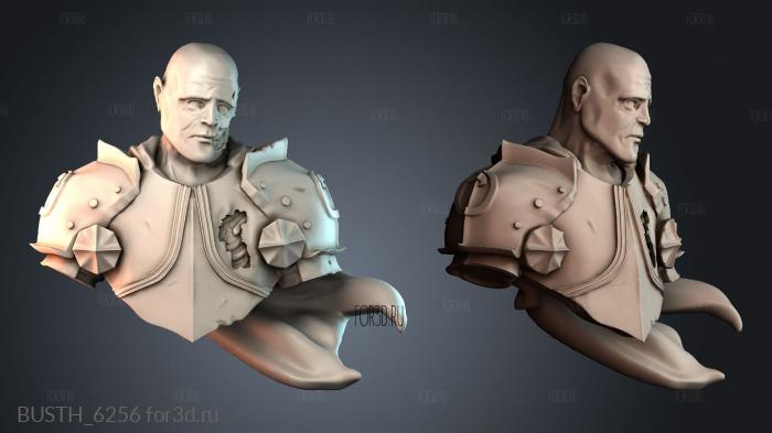 BUSTH_6256 stl model for CNC