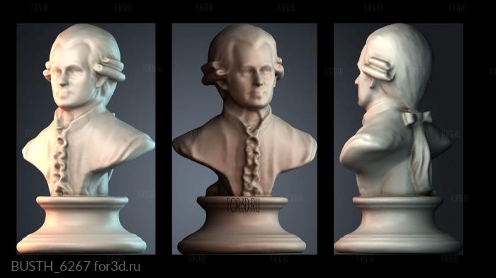 BUSTH_6267 stl model for CNC