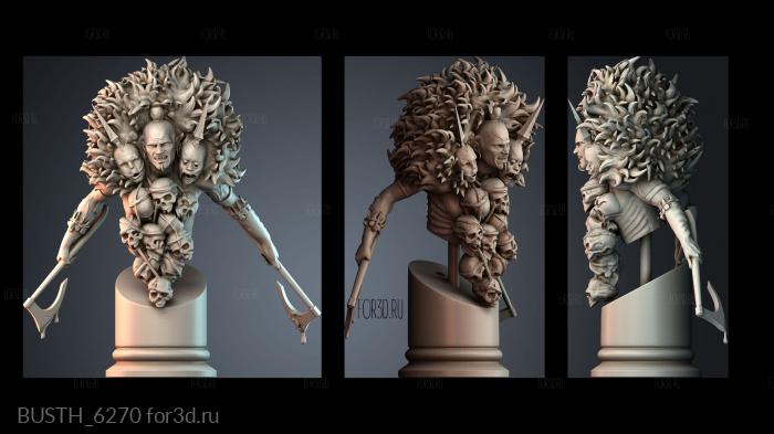 BUSTH_6270 stl model for CNC