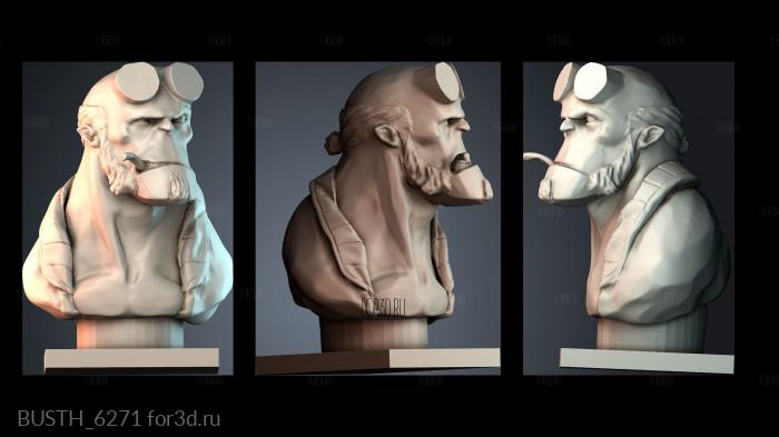 BUSTH_6271 stl model for CNC