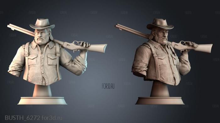 BUSTH_6272 stl model for CNC