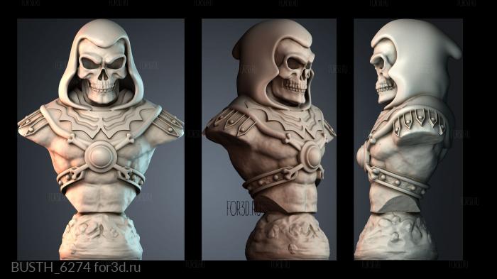 BUSTH_6274 stl model for CNC