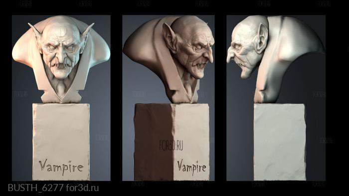 BUSTH_6277 stl model for CNC