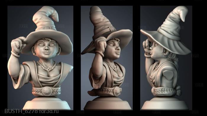 BUSTH_6278 stl model for CNC